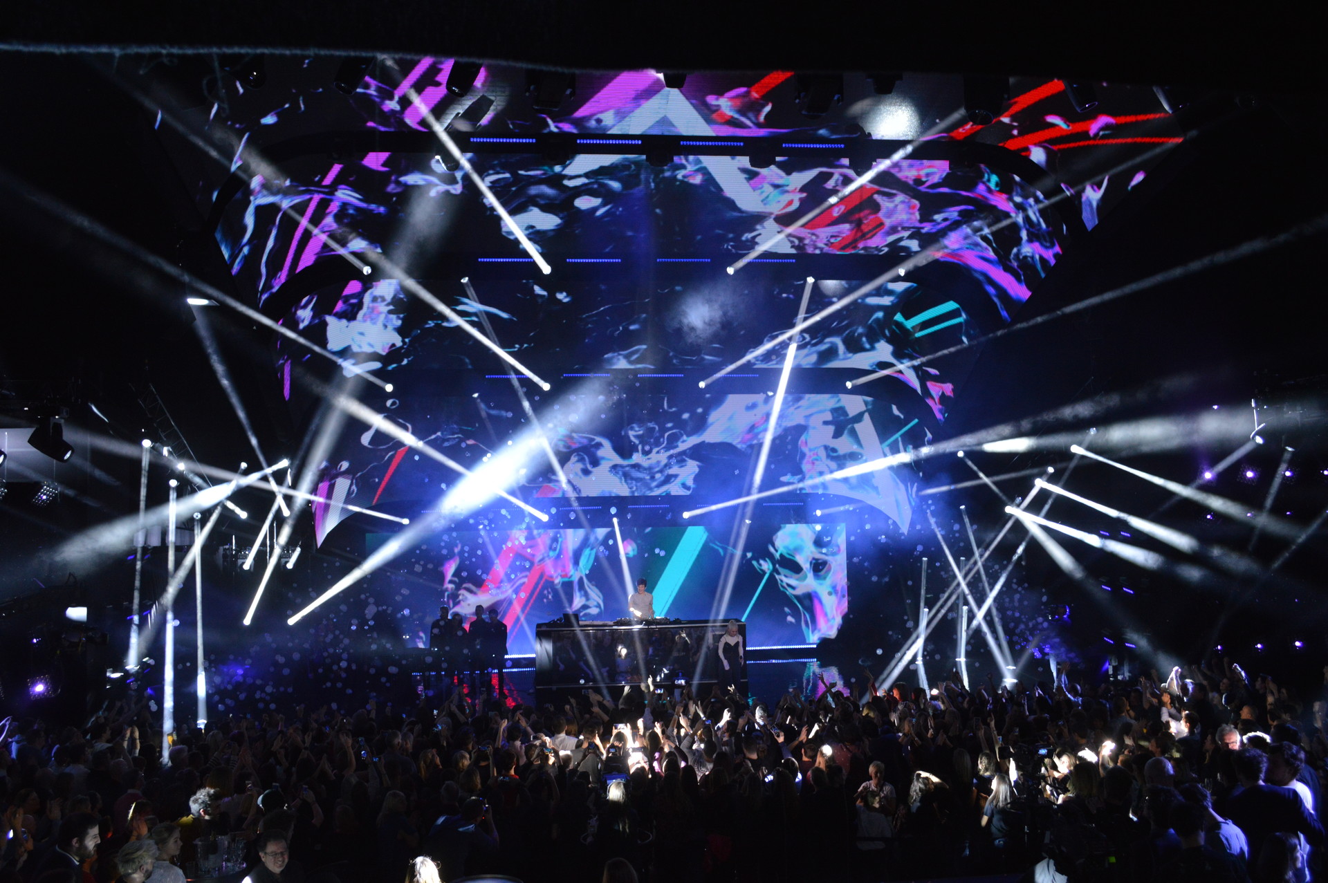 The D6bels Music Awards 2018, broadcasted live by the Belgian tv channel the RTBF and technically provided by PRG