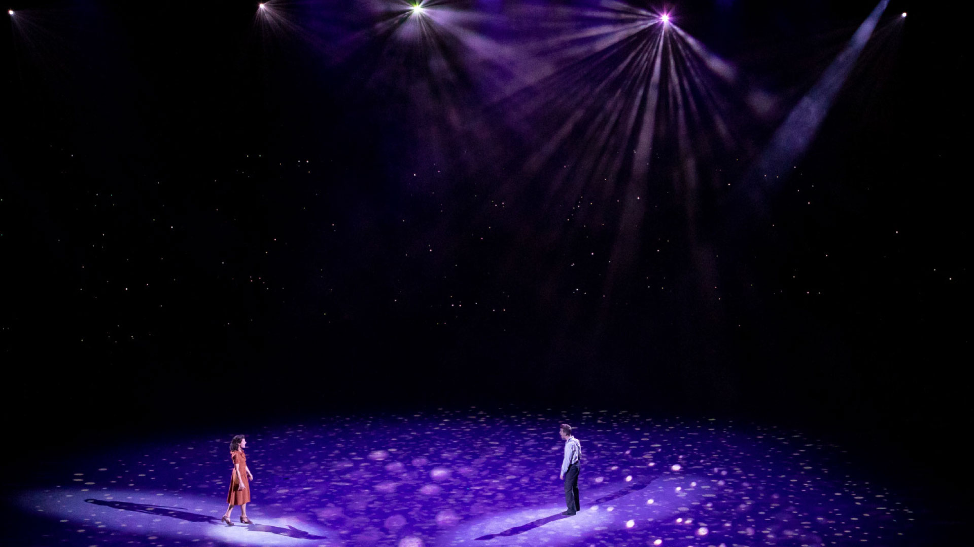 PRG is proud to provide all lighting, video and rigging, starring the Icon Stage, our newest exclusive moving light for the new Musical "40-45"