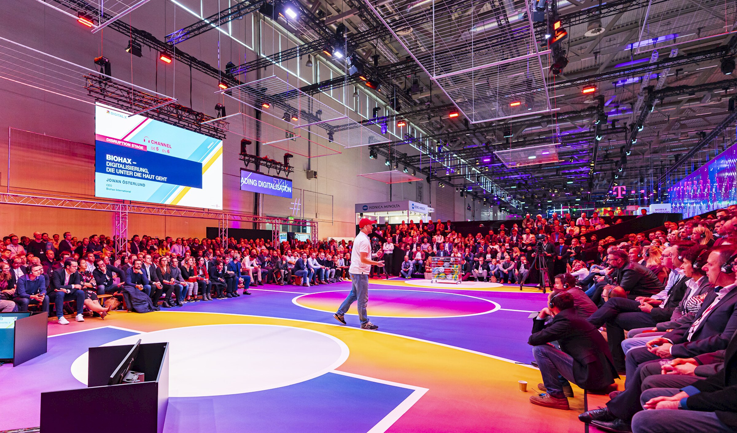 PRG delivered a 360-degree service with the trades rigging, video technology, lighting technology and audio technology for the Digital X