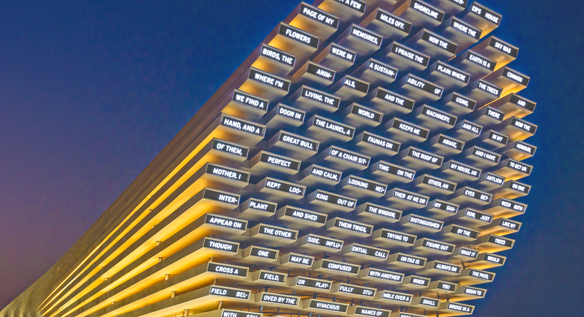 PRG delivers customized led tiles to power the evermoving poem of the UK pavilion