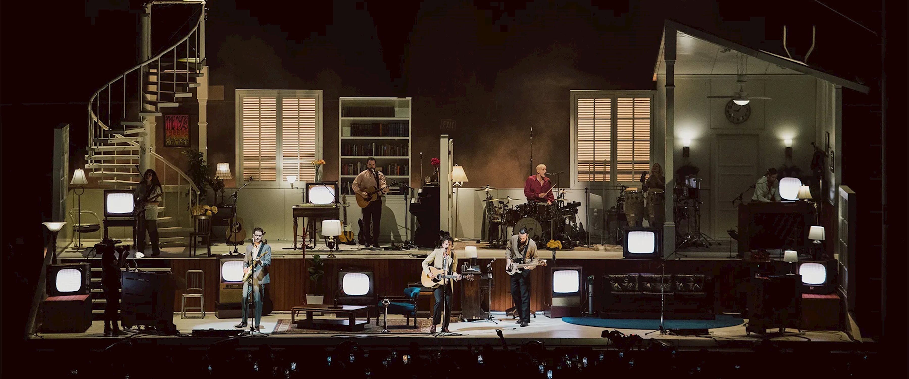 The 1975 at Wembley Arena 2023 - LED video supplied by PRG UK