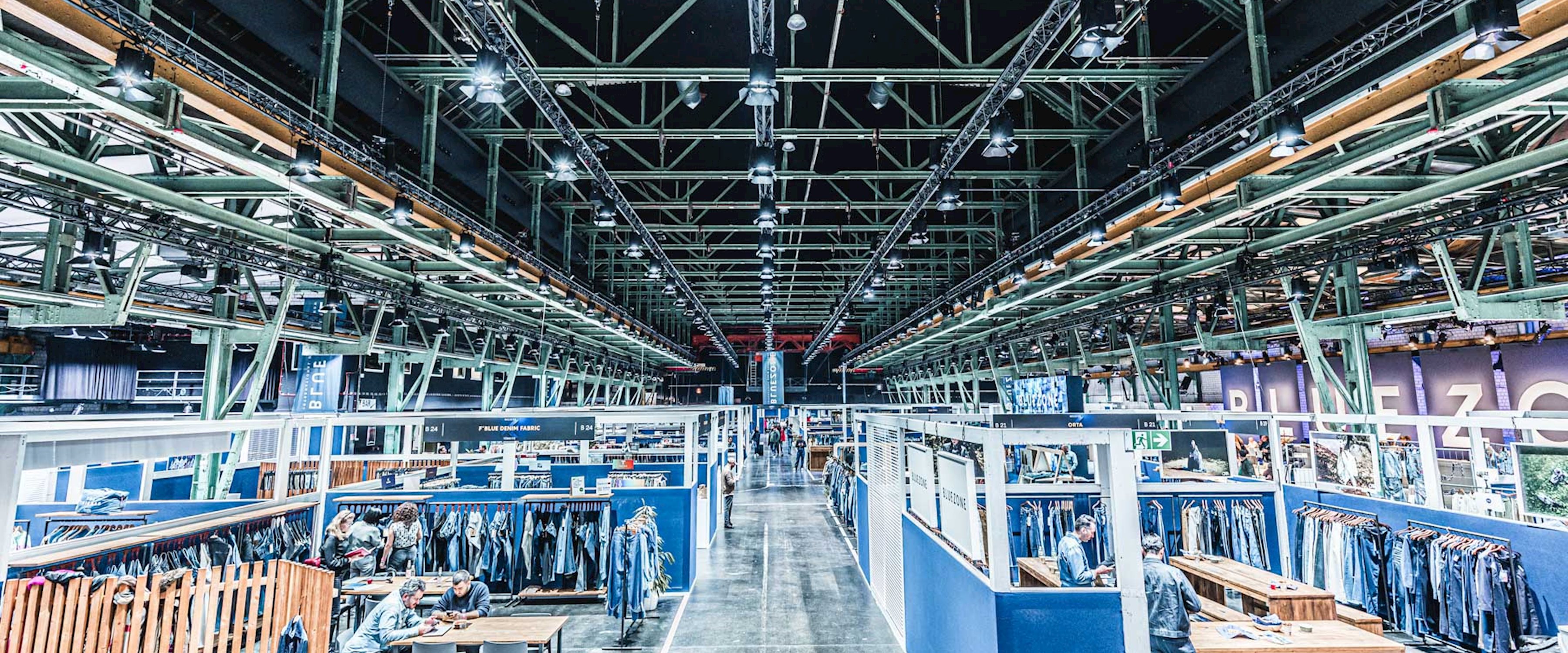 PRG provided rigging, lighting, and video technology for the Munich Fabric Start