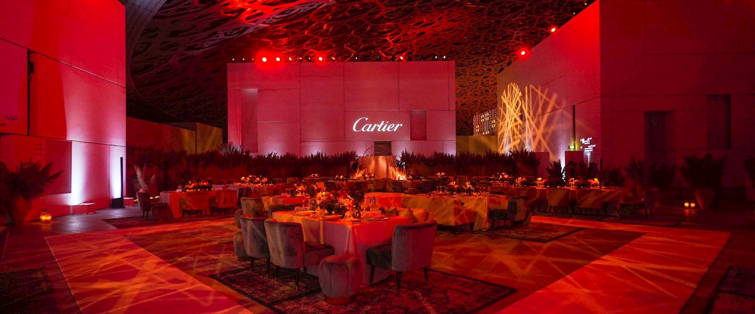 PRG had the honor of providing our expertise in lighting, video, and sound for Cartier, Arts of Islam and Modernity
