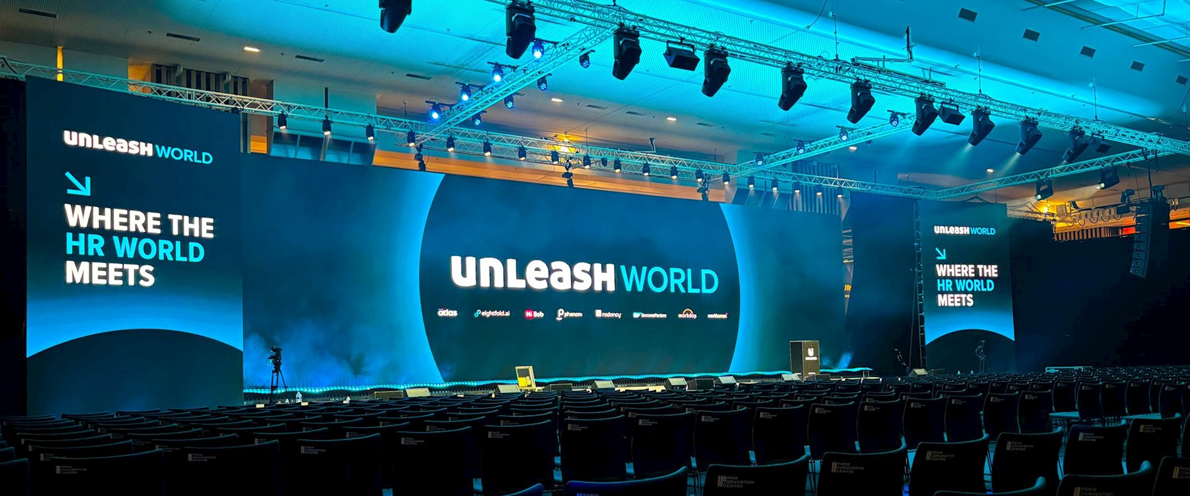 PRG were proud to provide Video, Audio, Lighting, Rigging and Broadcast equipment for this year's UNLEASH World conference, which took place at Porte de Versailles