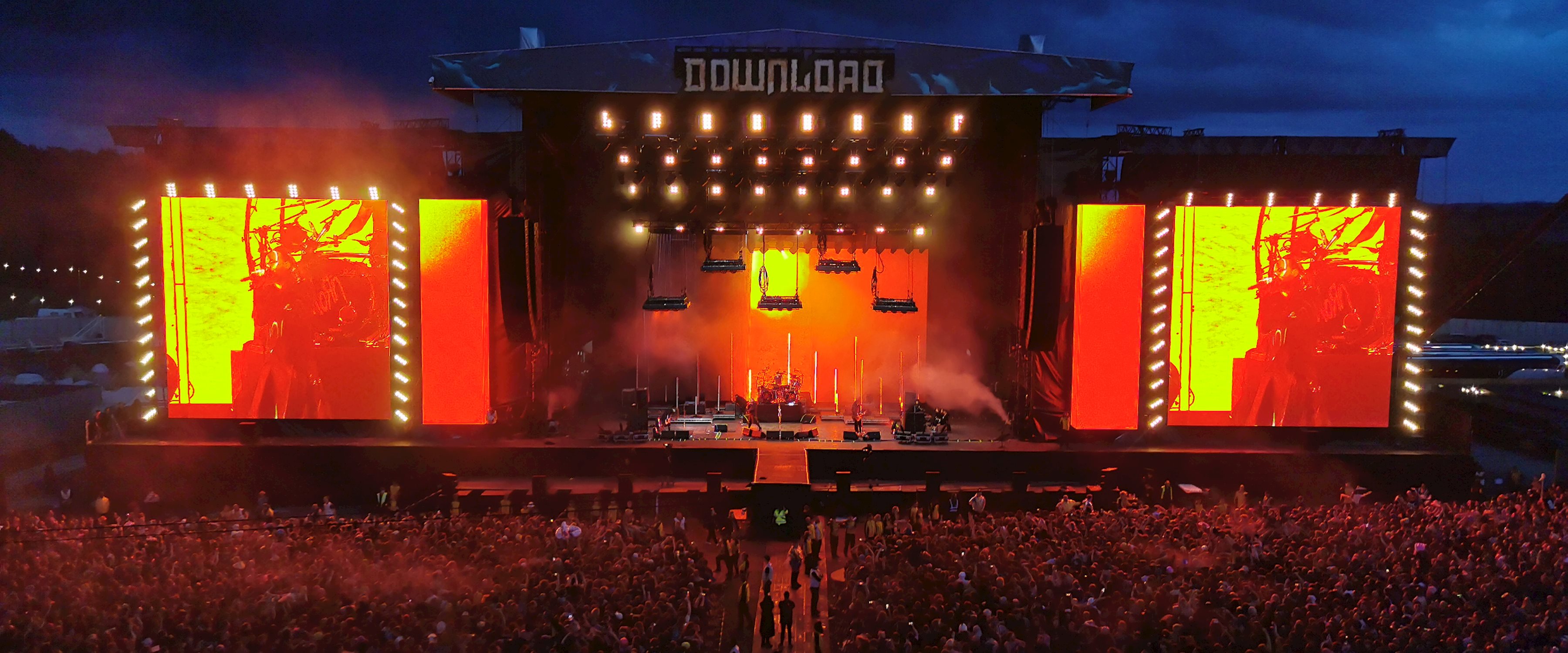 Korn Performing at the Download Festival Apex Stage