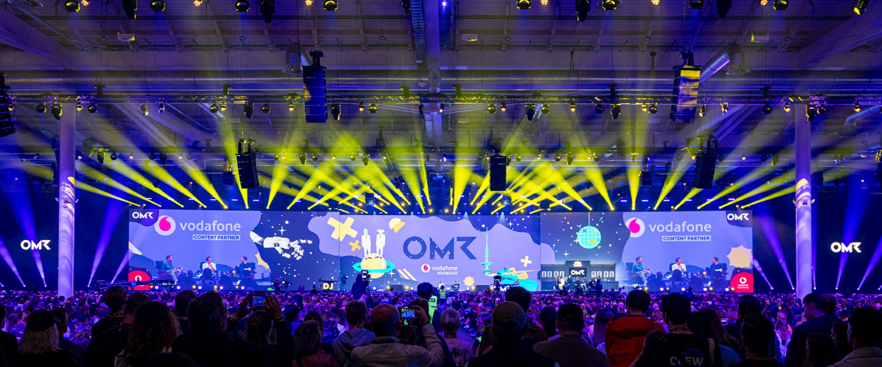 PRG at OMR 2025: Full-Service Production on the Festival Stage in Hall B7