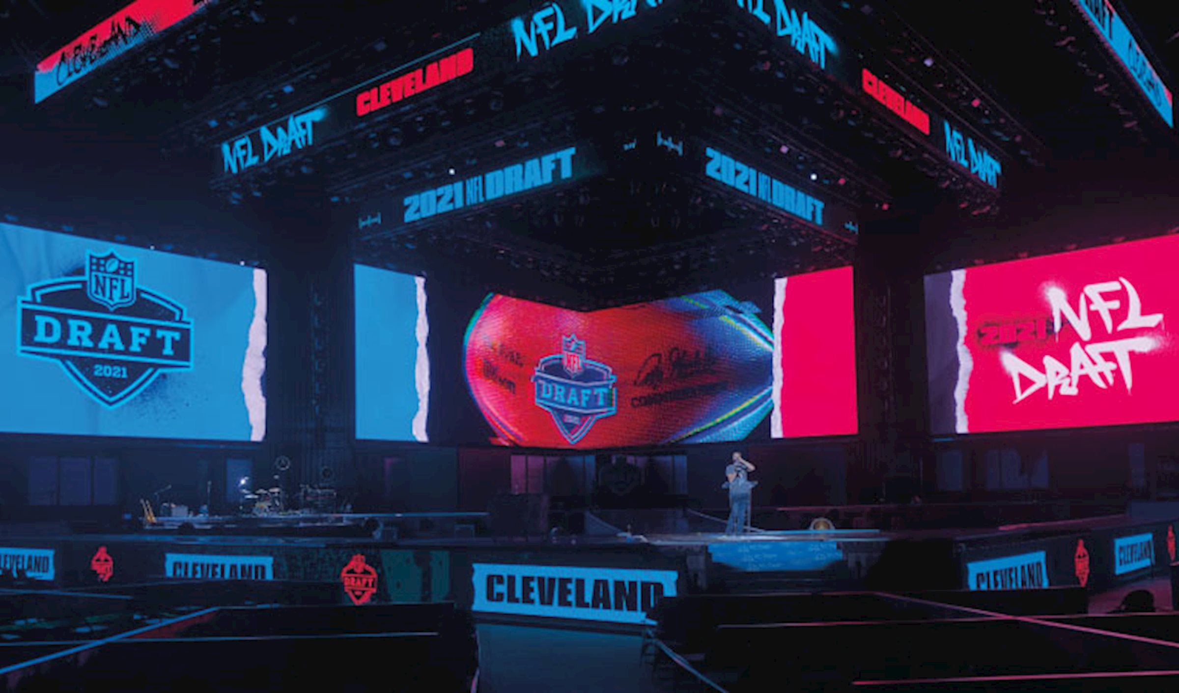 NFL Draft 360 production LED