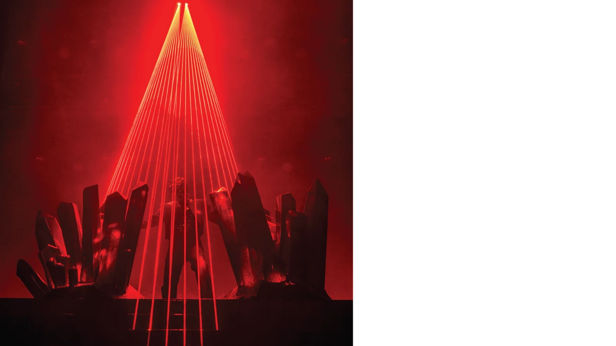 PRG provided scenic, lighting and audio solutions for the concert production of Gesaffelstein's Enter the Gamma tour