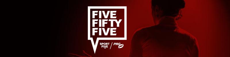 PRG und SPORTFIVE präsentieren den neuen digitalen Sport Business Talk "Five FiftyFive" (5:55) in unserem PRG Virtual Production Studio-xR in Hamburg