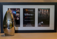 AV Awards 2016 trophy and plaque.