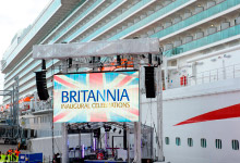 P&O Britannia naming ceremony. Photo by Graham Carlow.