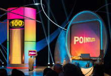 Pointless TV show - new LED tower. Photo by Alison Barclay.