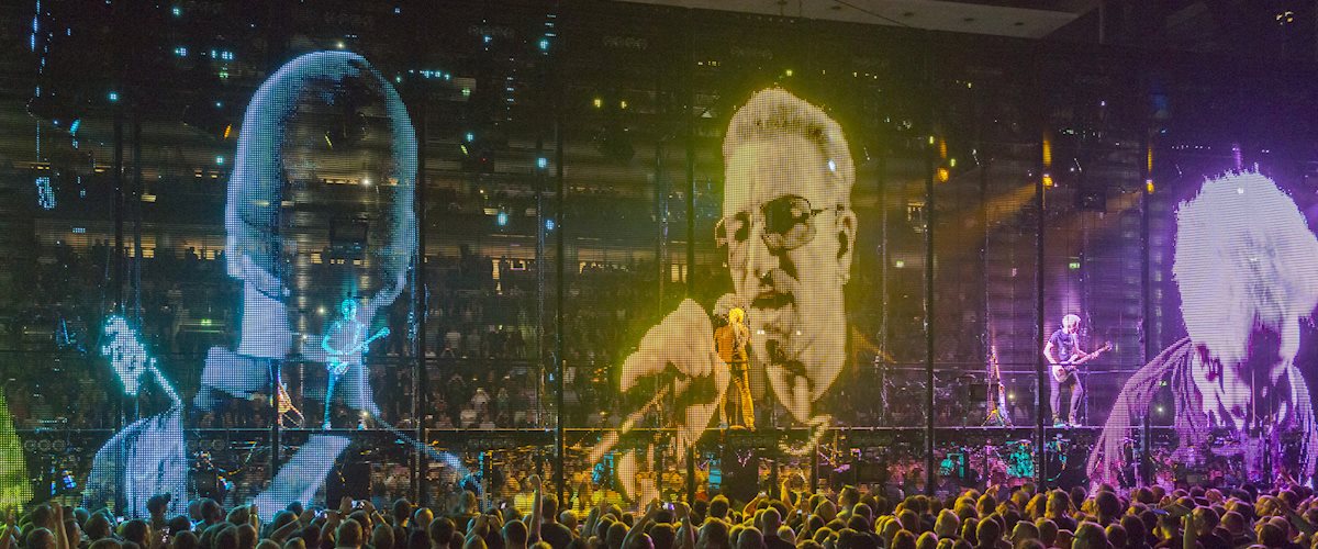 Pure10 and Rolling Video Floor Risers - PRG introduces the new Touring revolution live with U2´s Experience + Innocence Tour
