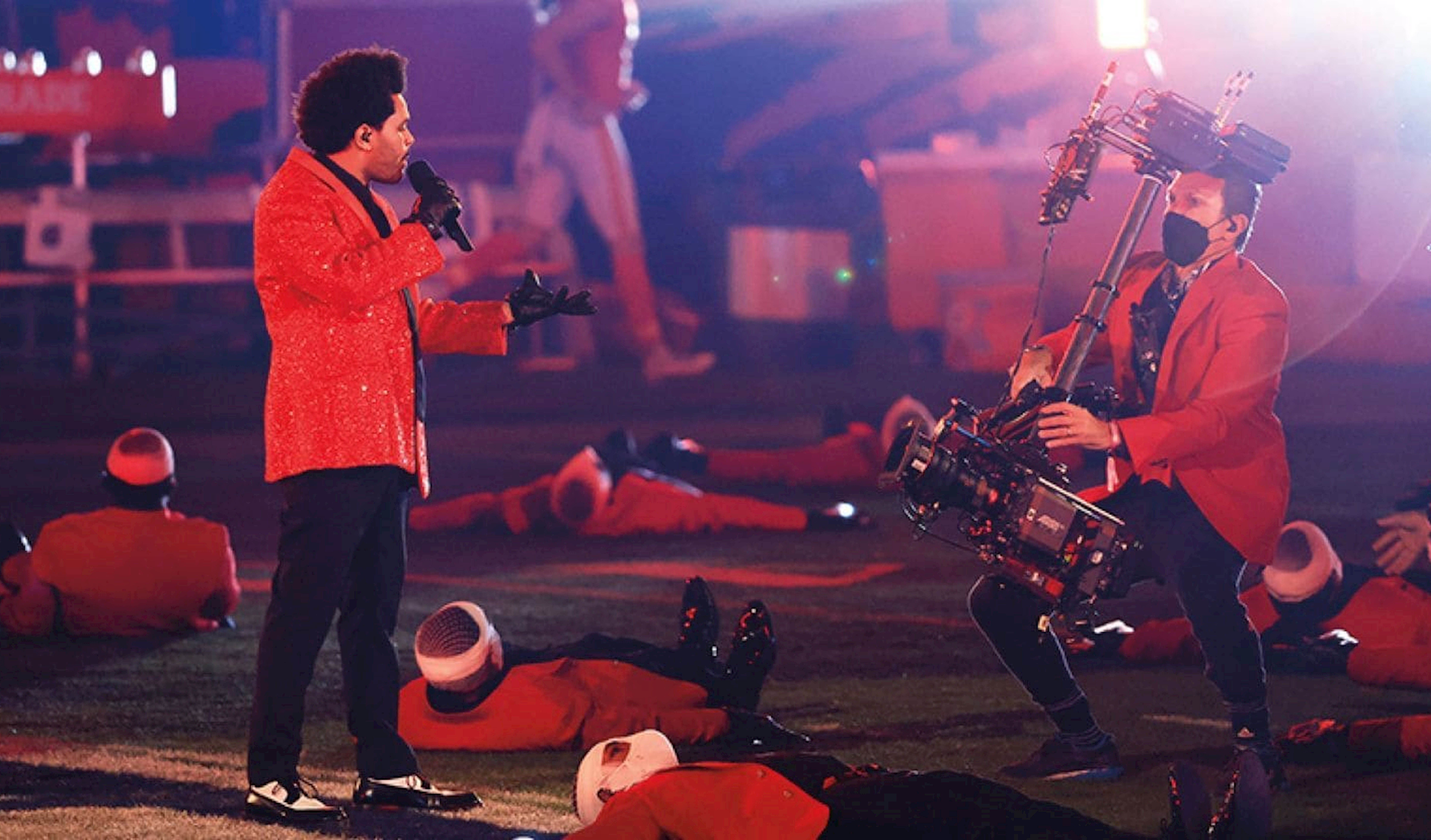 The Weeknd at the Super Bowl