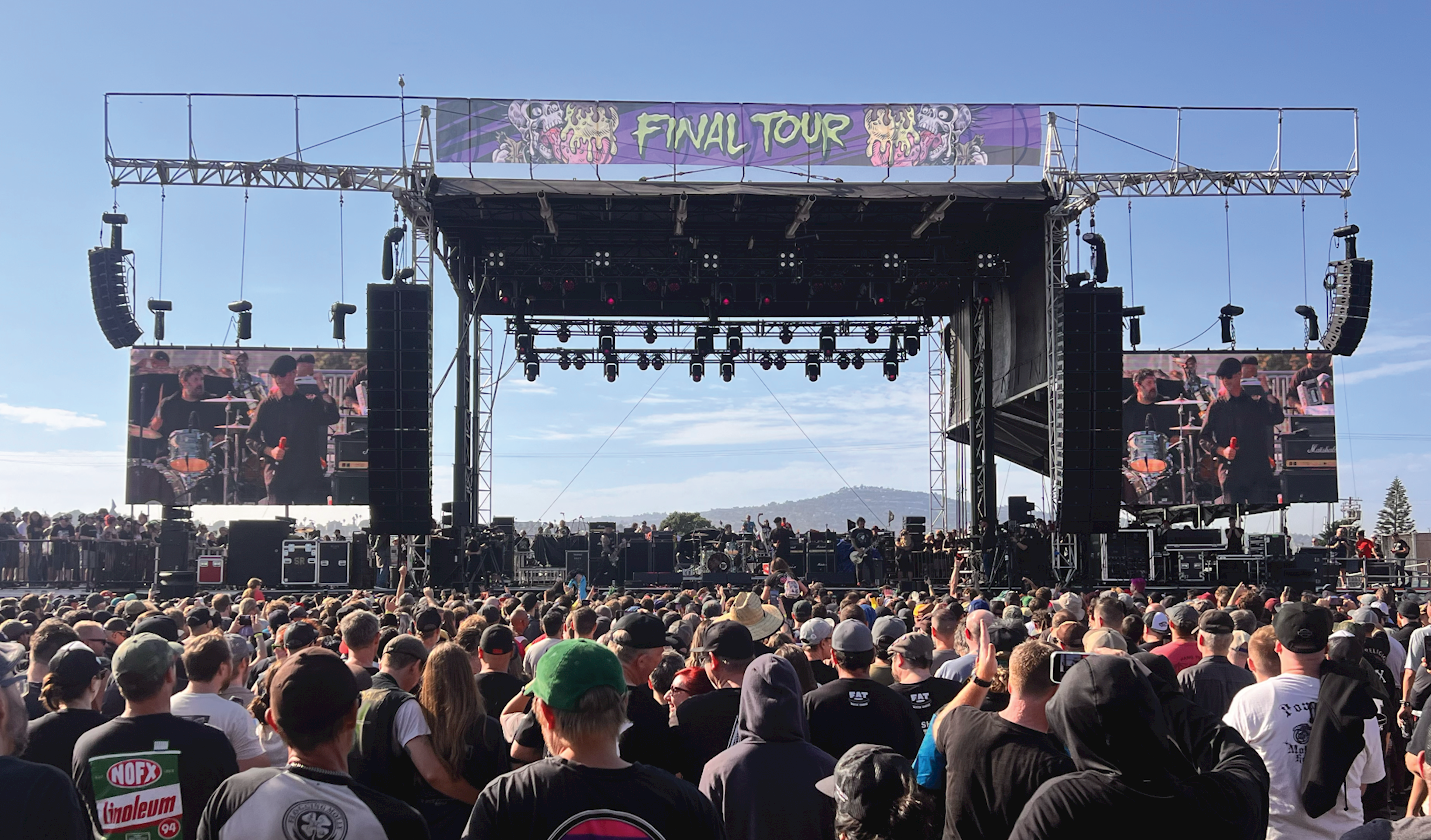 PRG, Music Festival Company, Supported NOFX's Final Tour and Punk in Drublic Festival with L-Acoustics Audio Visual Partnership