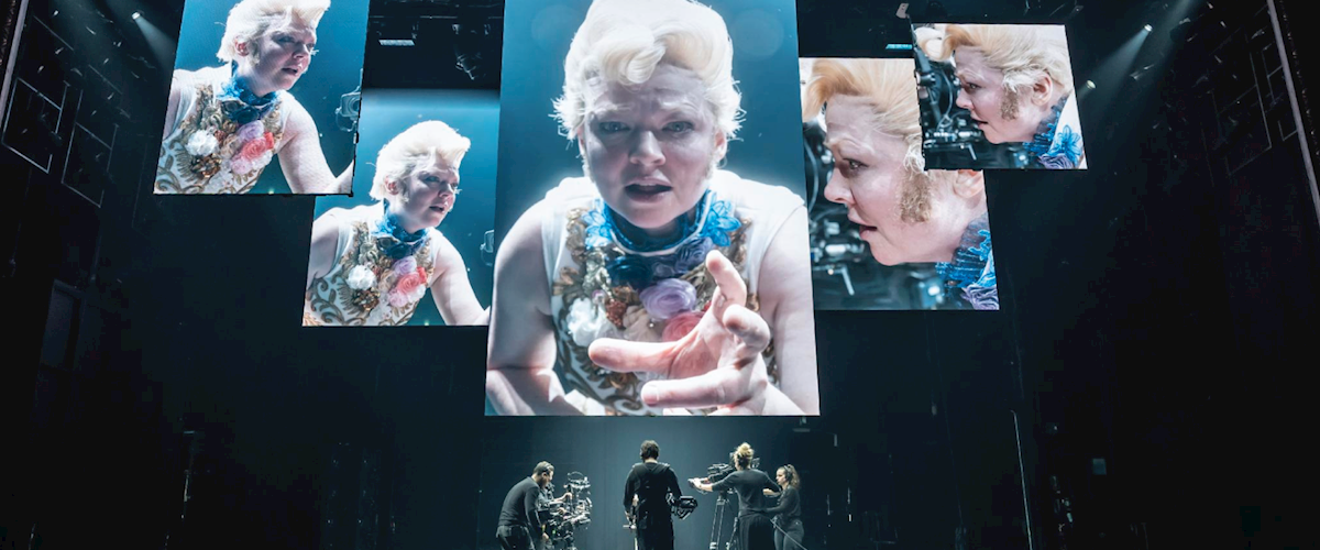 PRG supported this bold theater production with audio, automation, scenic modifications and video