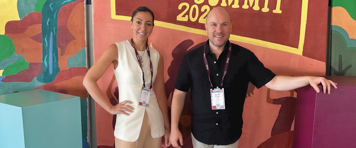 PRG's Lauren Dreeland and David Posegay attend the 35th annual CEMA Summit discussing event marketing in corporate events