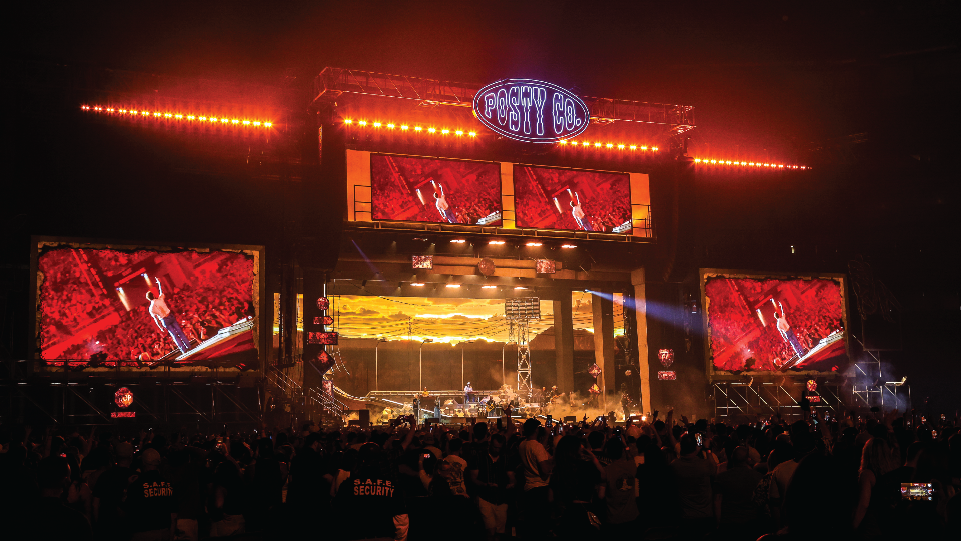 Post Malone's latest trek across North America wasn’t just his biggest tour yet—it was one of the largest, most technically ambitious live productions on the road this year with PRG providing scenic, lighting, video and rigging support. 